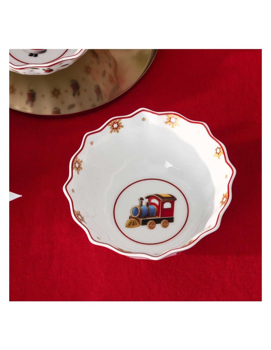 Vajilla cerrada navideña Toy's Delight de porcelana para 2 personas 3