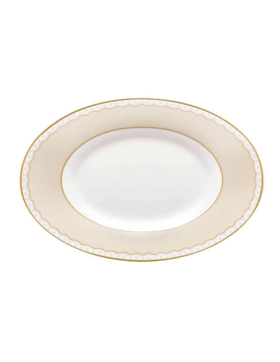 Mantequillero Carnivale Champagne de porcelana