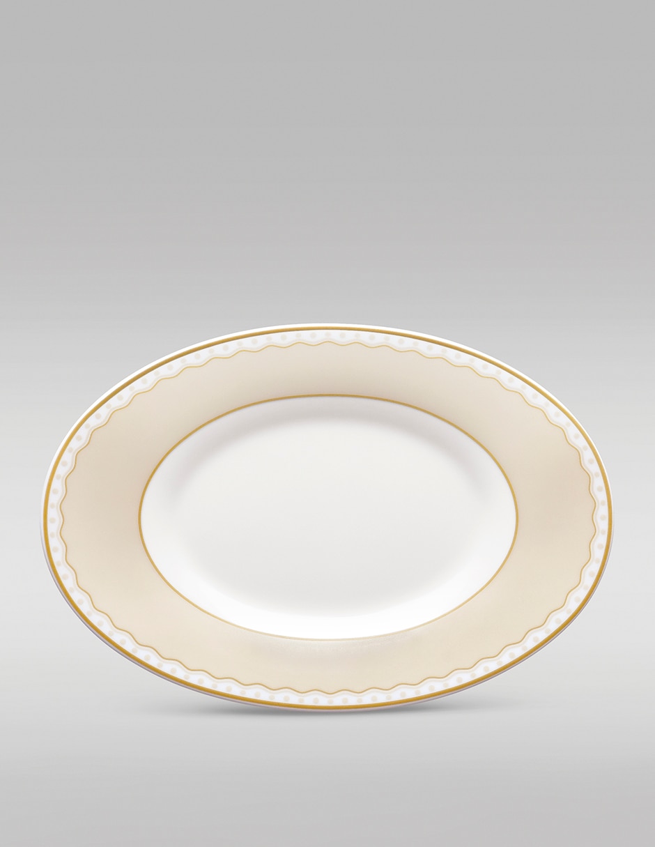 Mantequillero Carnivale Champagne de porcelana 3