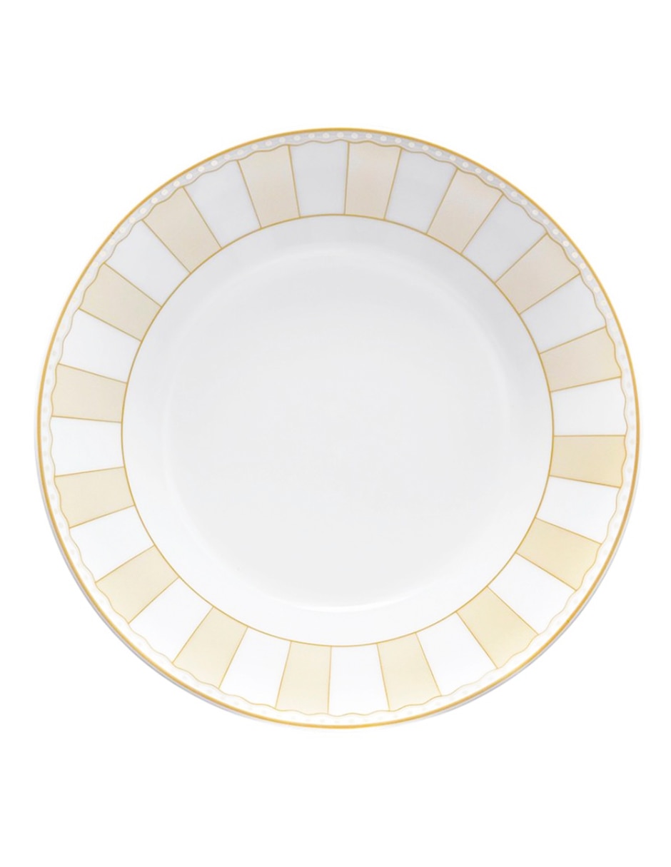 Ensaladera Carnivale Champagne de porcelana 2