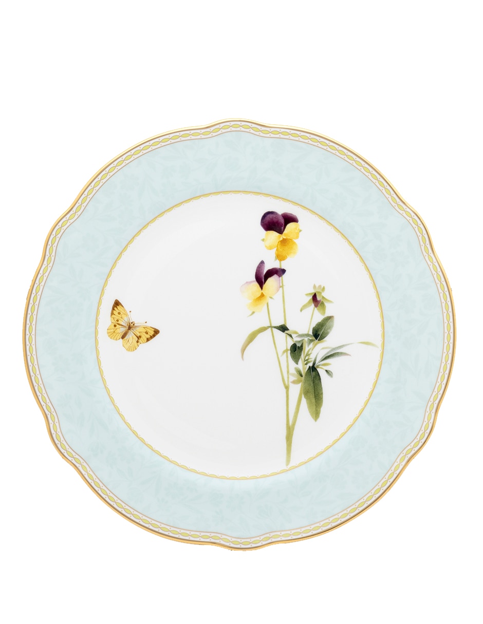 Plato ensalada HARVEST DREAM MENTA de porcelana