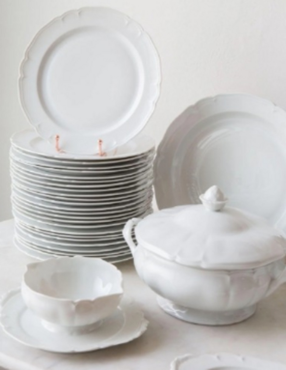 Plato Nymphea de porcelana 3