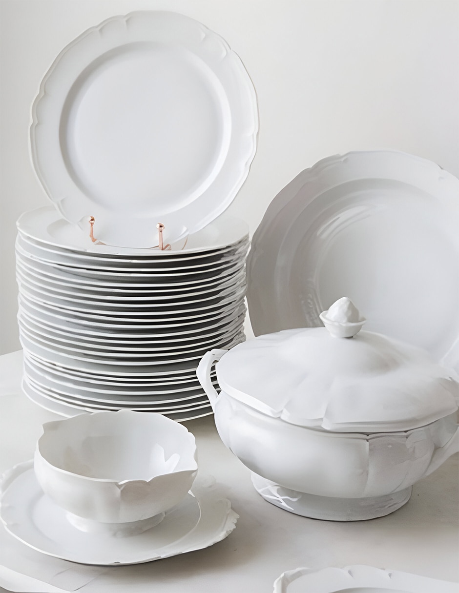 Ensaladera Nymphea de porcelana 2