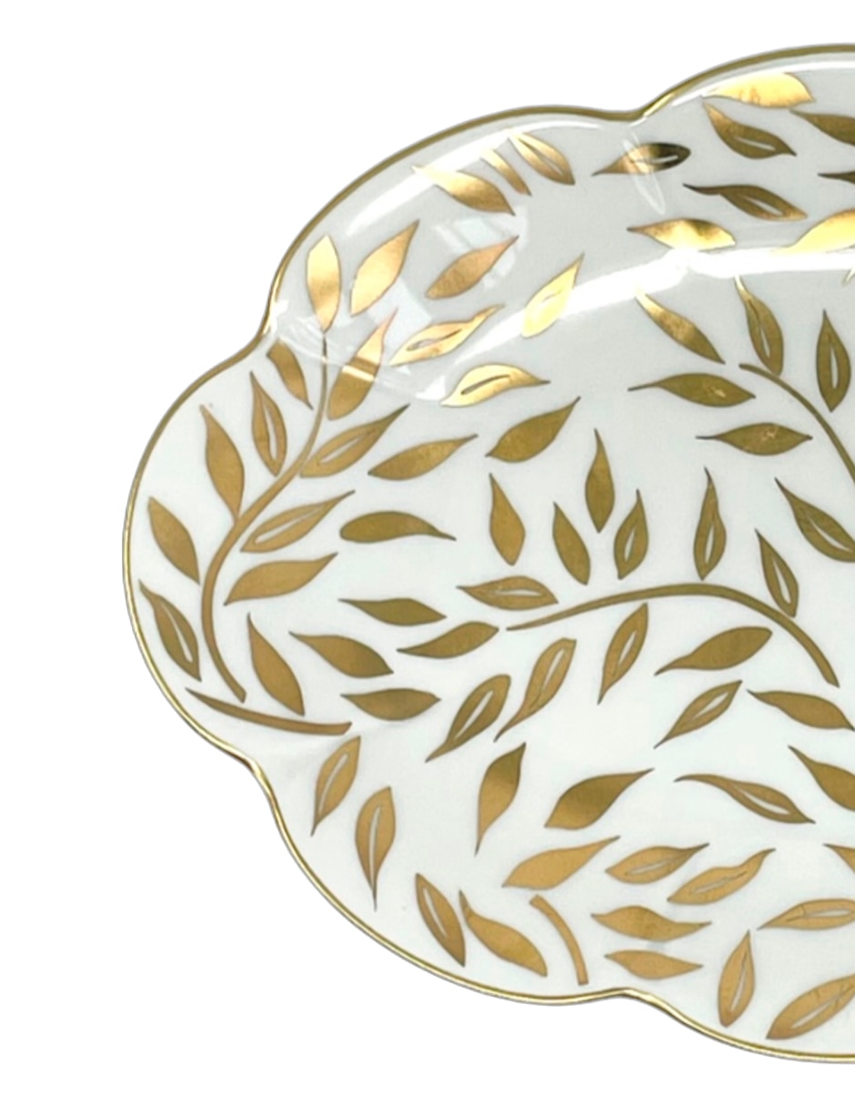 Platón Olivier Gold de porcelana 2