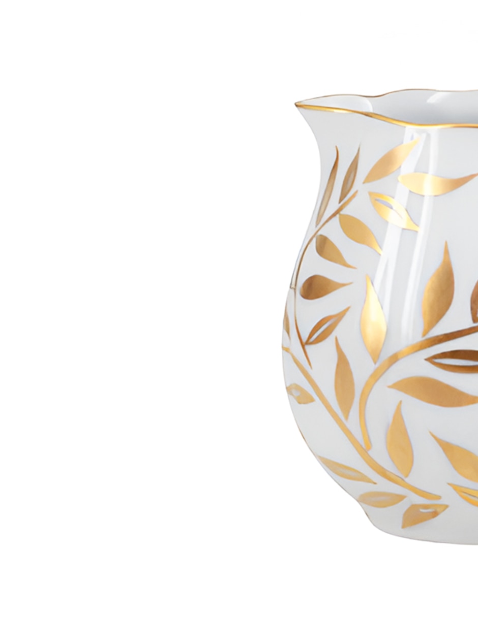 Cremera Olivier Gold de porcelana 2
