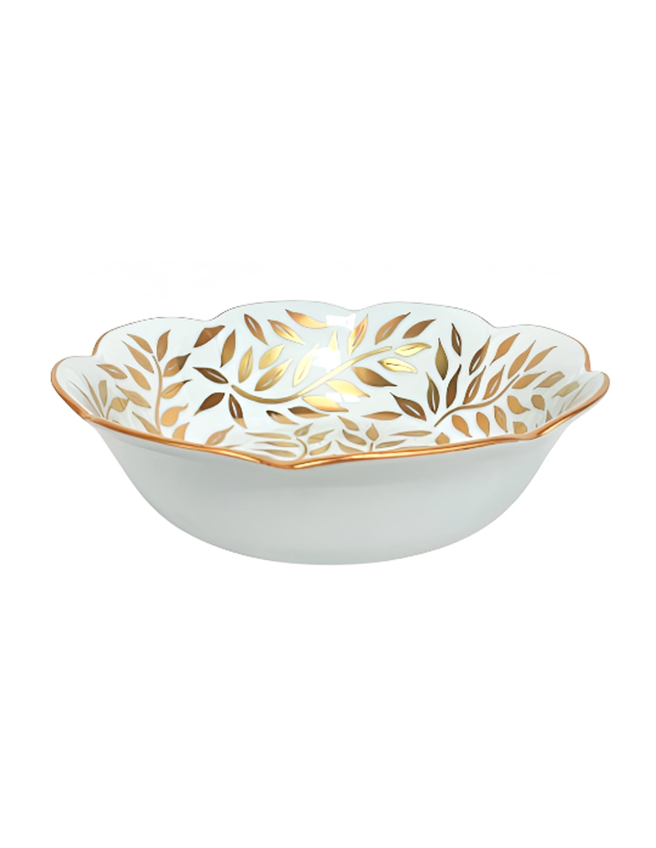 Plato sopa Olivier Gold de porcelana
