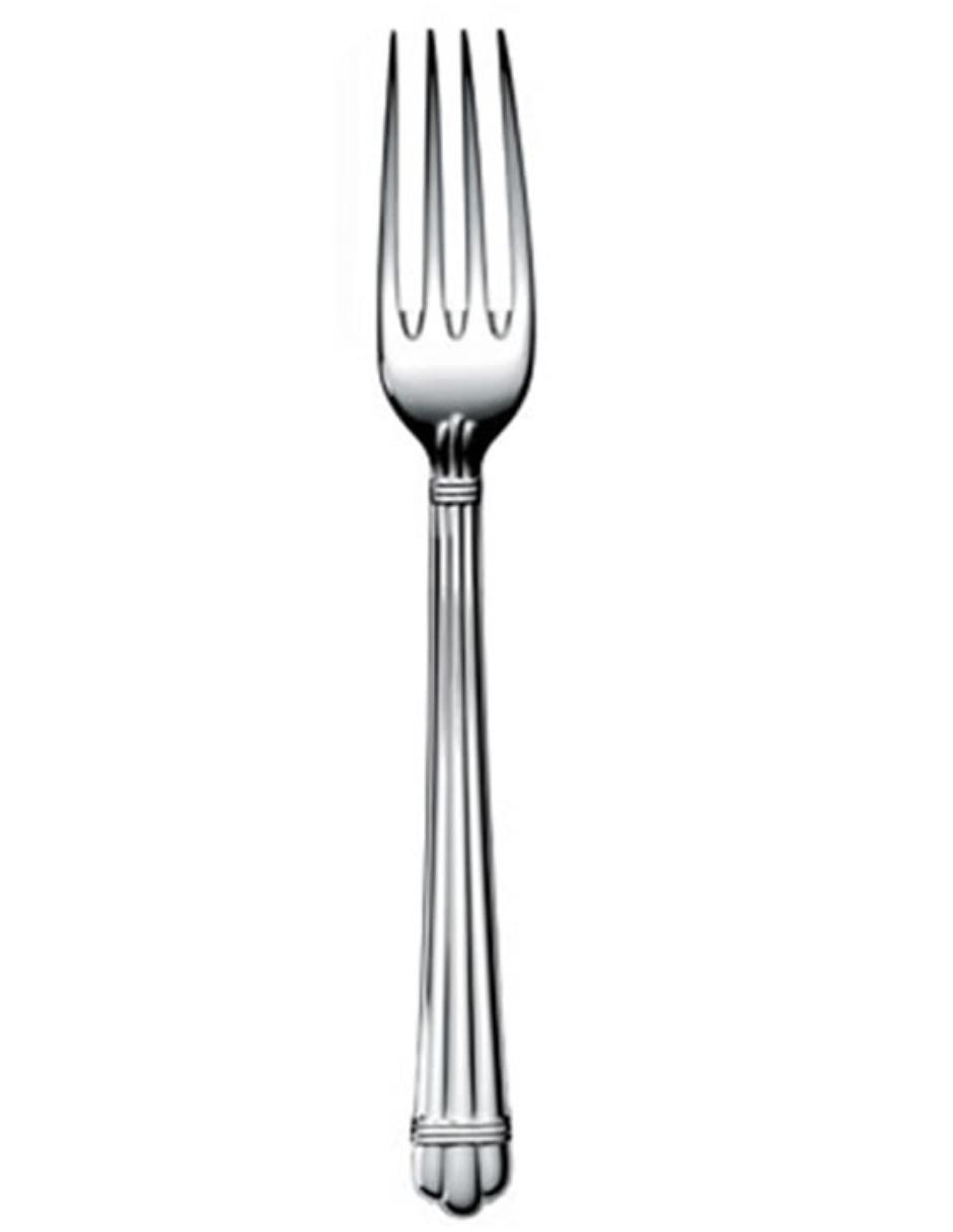 Tenedor Aria plateado