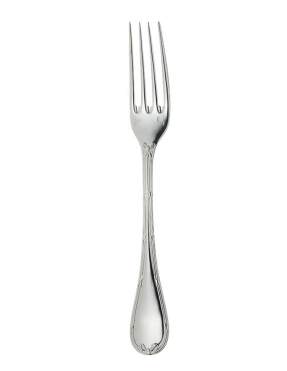 Tenedor Rubans plateado