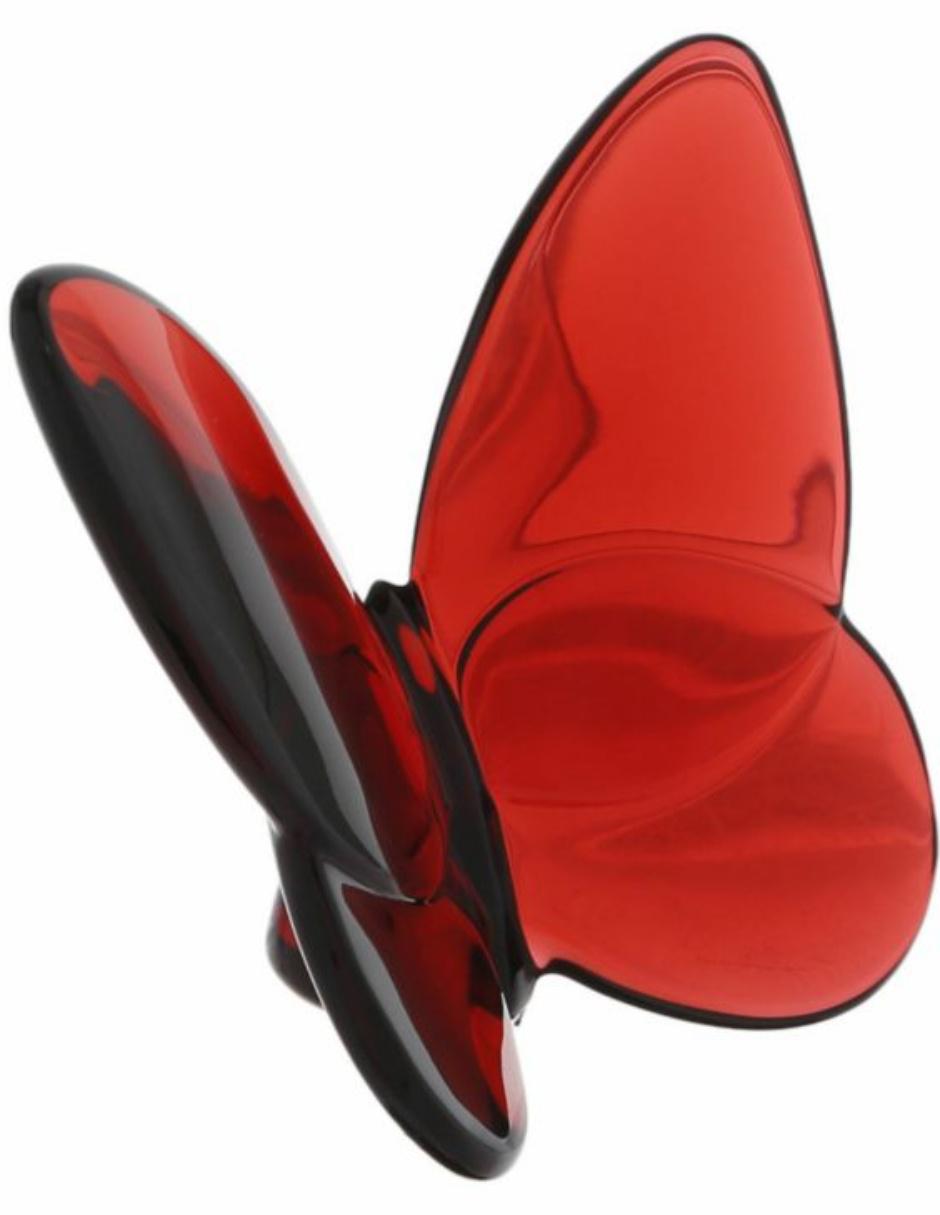 Figura decorativa de mariposa Topacio de cristal 2
