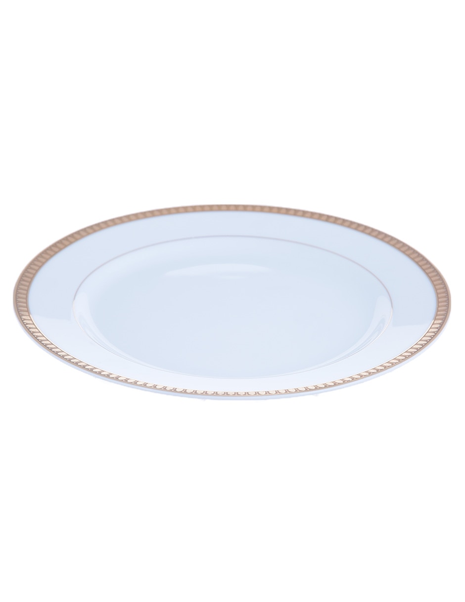 Plato postre de porcelana
