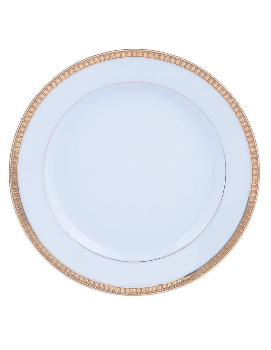 Plato postre de porcelana 2