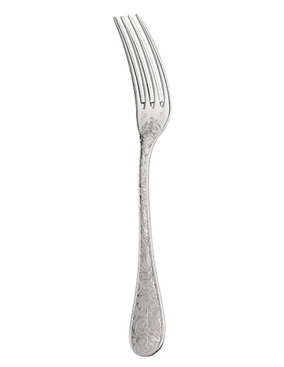 Tenedor de mesa Jardín D'Eden plateado