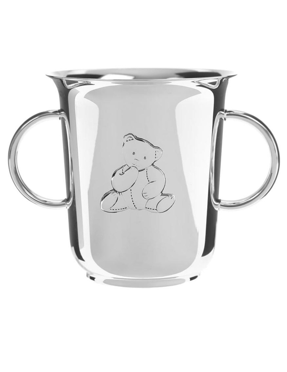 Silver-Plated Baby Cup Charlie Bear